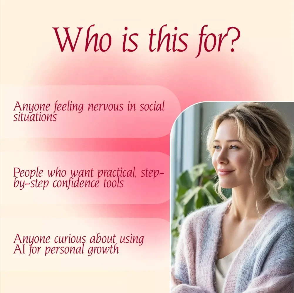 Social Anxiety Relief Checklist: Practical Steps to Confidence & Calm | Printable Digital Download | eBook Guide for Anxiety Support & Self-Confidence