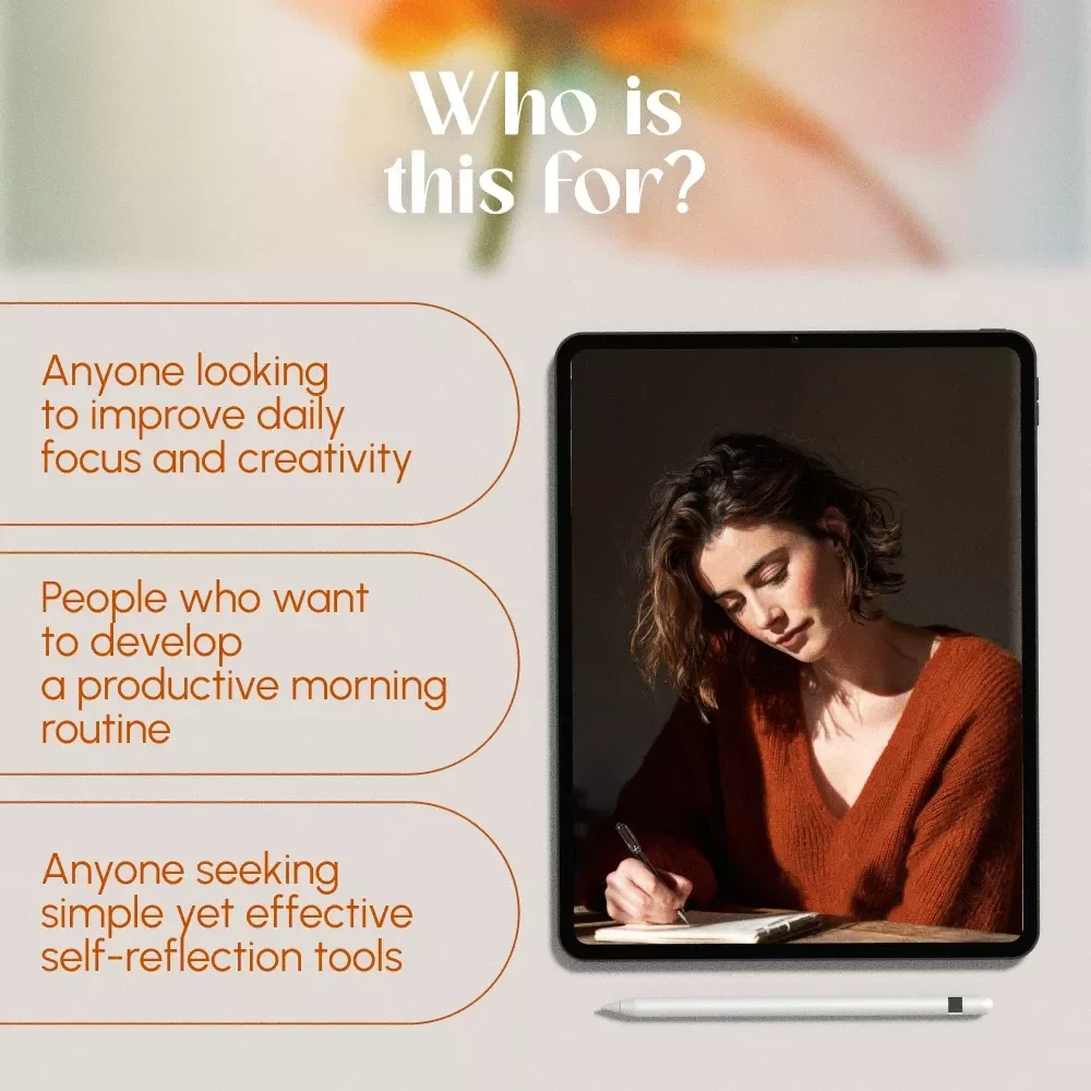 Jumpstart Your Day: Daily Starter Prompt Calendar - Boost Creativity, Productivity & Focus
