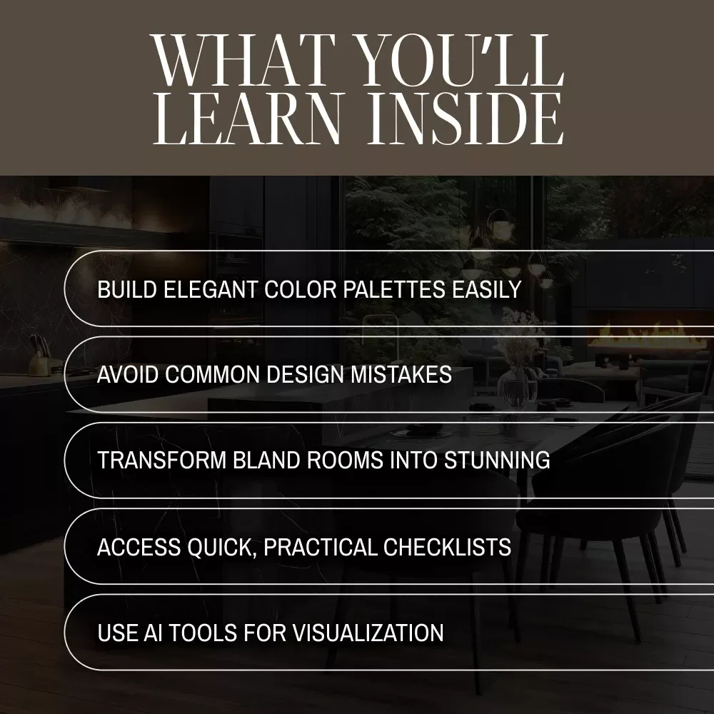 Living Colorful Quiet Luxury Guide | Digital Download | Home Decor eBook on Color Palettes, Quiet Luxury Interiors, Modern Design Inspiration