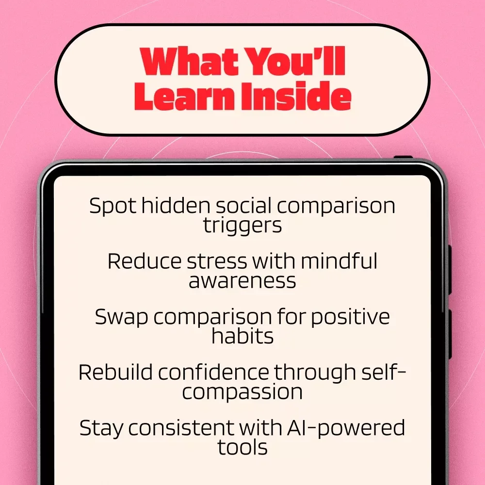 Mirror Break: Your Social Comparison Detox Plan | Self-Help eBook | Digital Download Guide to Stop Comparing & Boost Self-Confidence