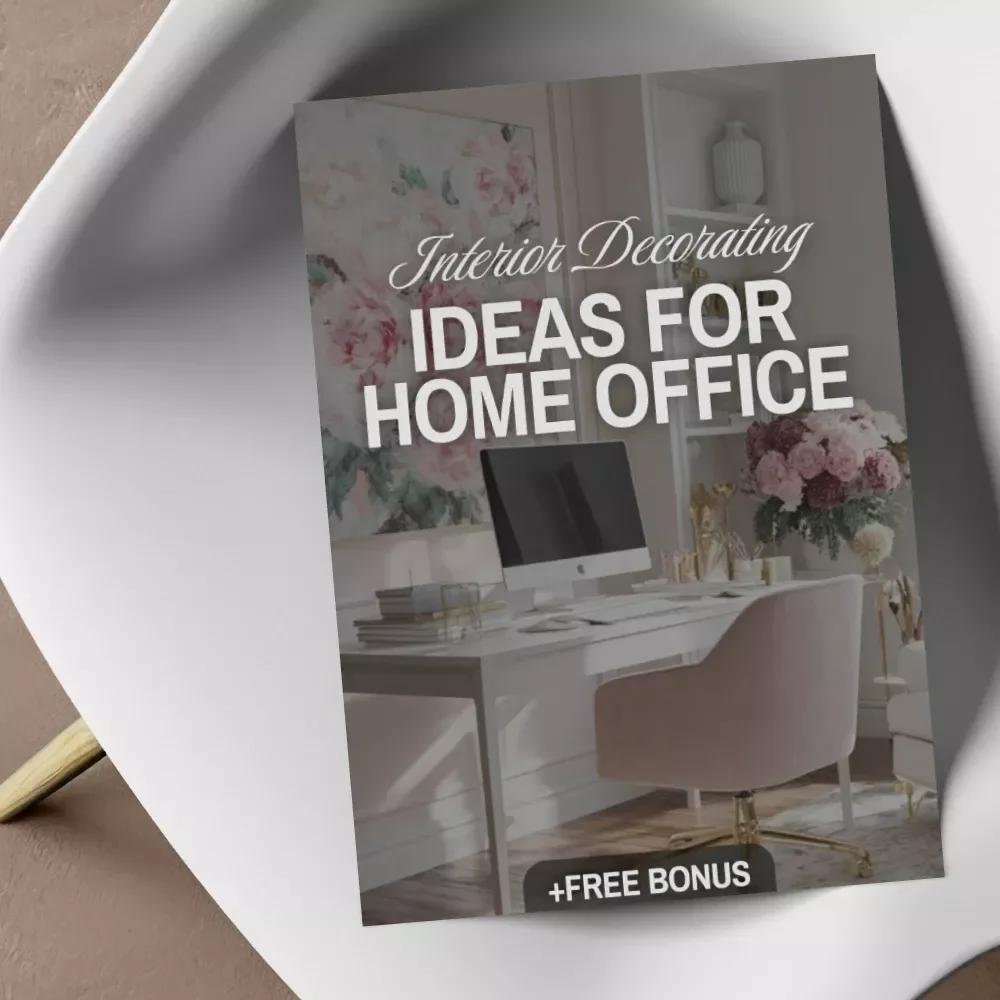 Interior Decorating Ideas for Home Office | Digital Download Checklist | Home Office eBook & Productivity Guide