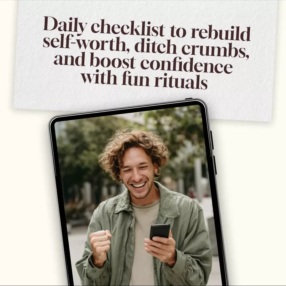 Daily Self-Worth Tracker for Breadcrumb Situations | Confidence Boosting Digital Download Checklist for Self-Love, Empowerment & Healing