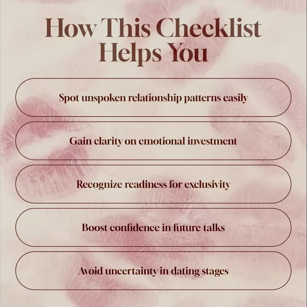 10 Signs It’s Time to Define the Relationship Checklist | Digital Download Guide for Couples, eBook PDF, Relationship Clarity Tool
