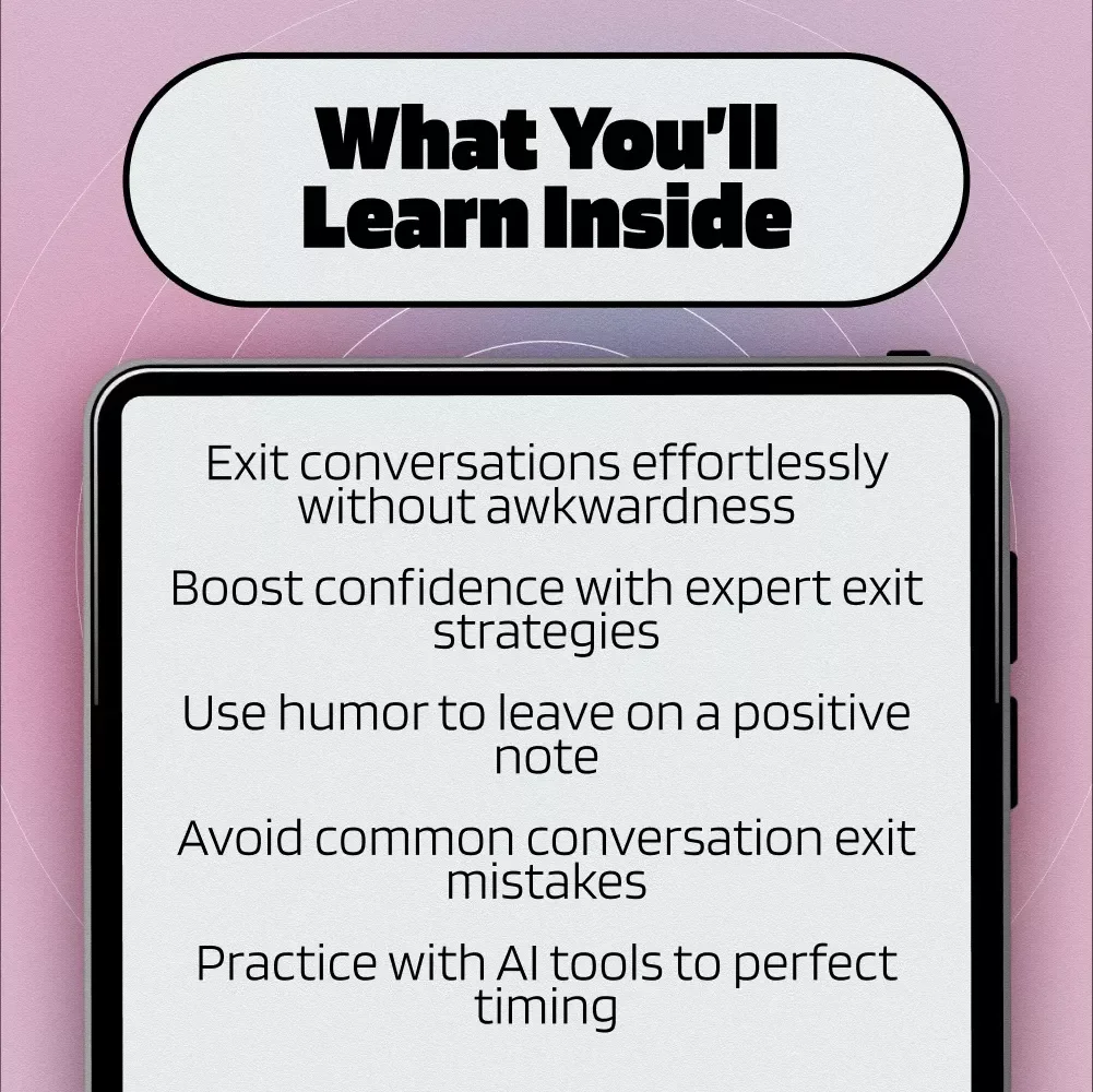 Smooth Exits: How to End Boring Conversations Gracefully – Your Guide to Polite Conversation Endings