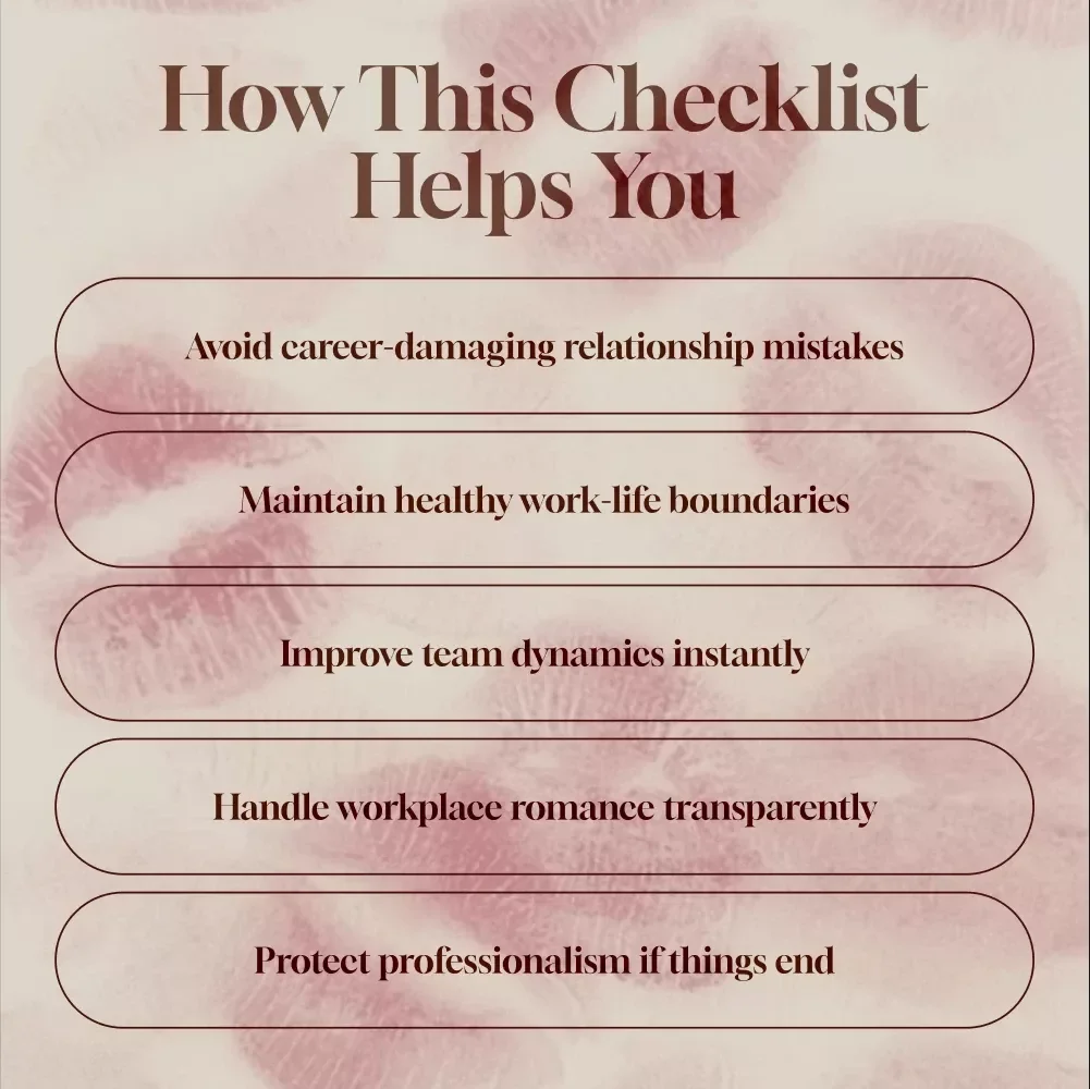 Office Love Dos and Don’ts Map | Workplace Relationship Checklist | Professional Boundaries & HR-Friendly Digital Download