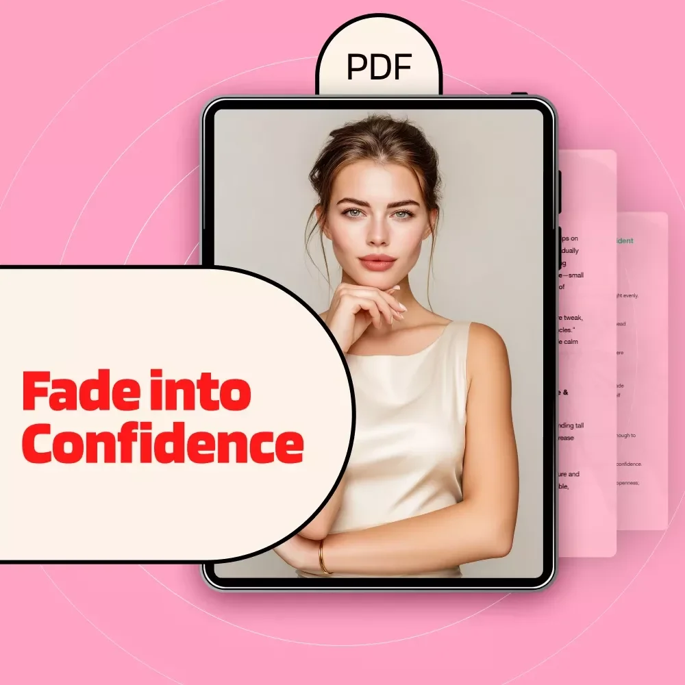Fade into Confidence: Mastering Body Language with Slow-Fade Scripts | Body Language Confidence Training Plan | Digital Download Guide for Personal Growth & Self-Improvement