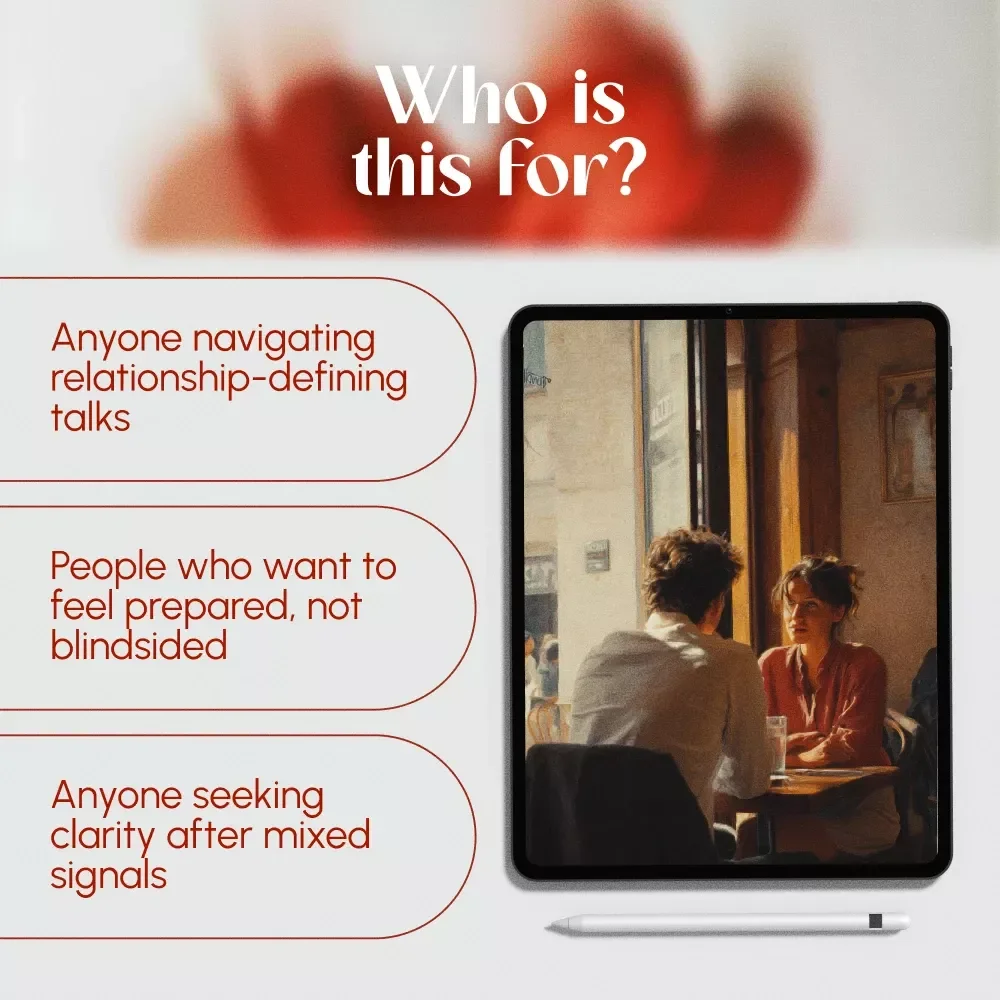 How to Handle “Not Ready” Answers in DTR Talks | Digital Guide for Navigating Difficult Relationship Conversations, Communication Skills & Emotional Clarity