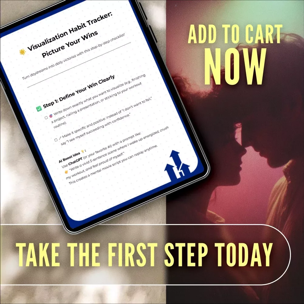 Visualization Habit Tracker: Picture Your Wins | Digital Download Guide, eBook & Checklist for Daily Success Visualization | Self-Improvement Tool for Motivation & Productivity | TYPE | KEYWORDS