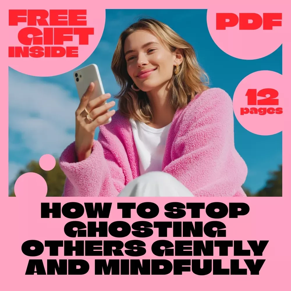 How to Stop Ghosting Others Gently and Mindfully | Digital Download Guide for Clear, Respectful Communication, Boundaries & Self-Care