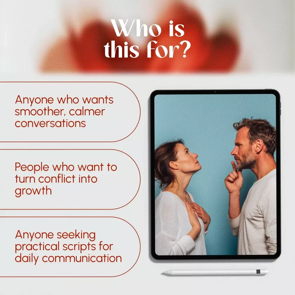Healthy Conflict Script Map: What to Say (and What to Skip) | Guide for Communication, Relationships, and Workplace Conversations | Healthy Conflict Script Map: What to Say vs Avoid Digital Download