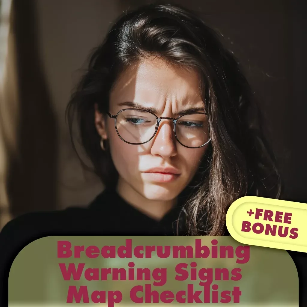 Breadcrumbing Warning Signs Map Checklist | Digital Download Relationship Red Flag Guide | Spot Breadcrumbing Behaviors Fast
