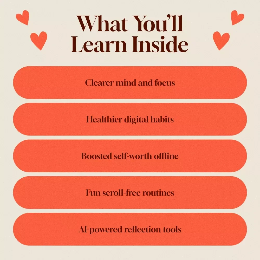Confidence Over Comparison: Social Media Detox Plan | Digital Download Guide for Self-Worth, Mindfulness & AI Journaling