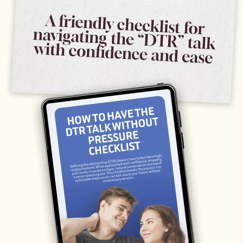 How to Have the DTR Talk Without Pressure Checklist | Relationship Conversation Guide | Digital Download for Couples | Printable Communication Aid