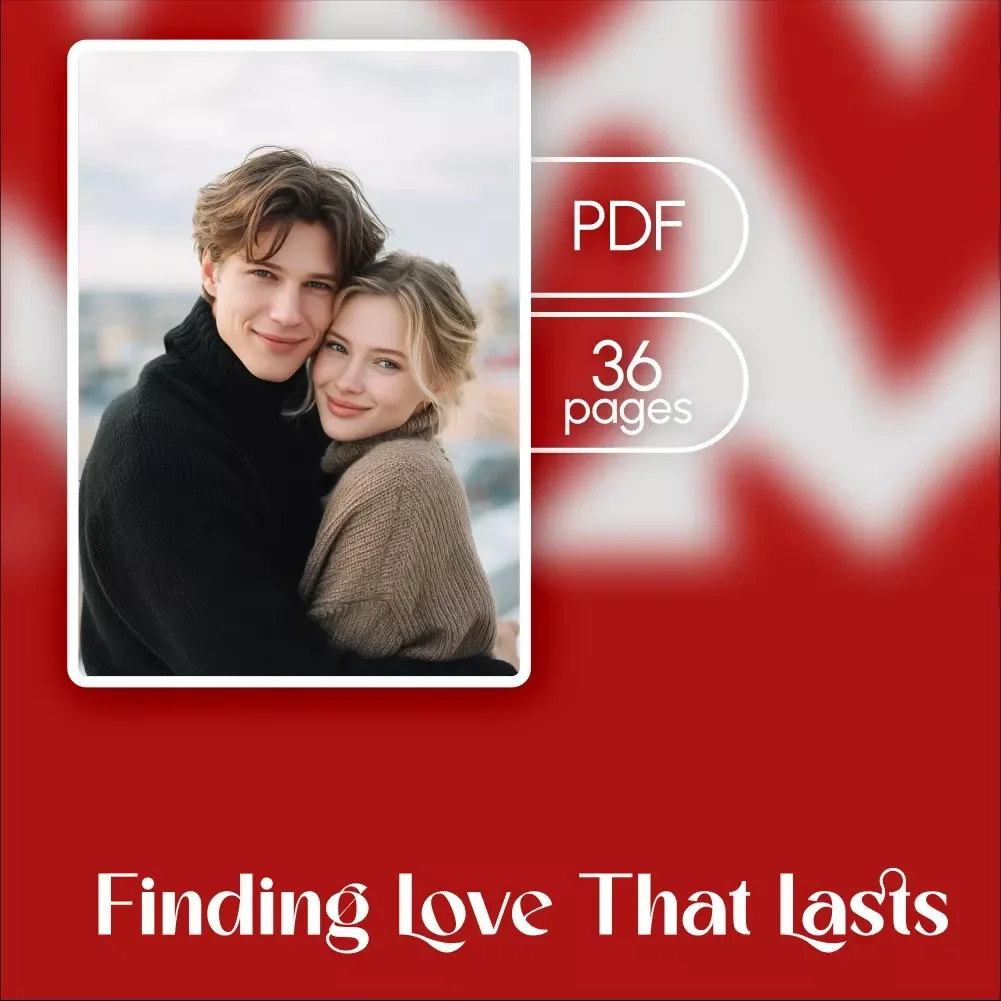 Finding Love That Lasts: Your Guide to Dating With Intention | Relationship eBook for Singles, Dating Guide, Marriage Mindset, Digital Download