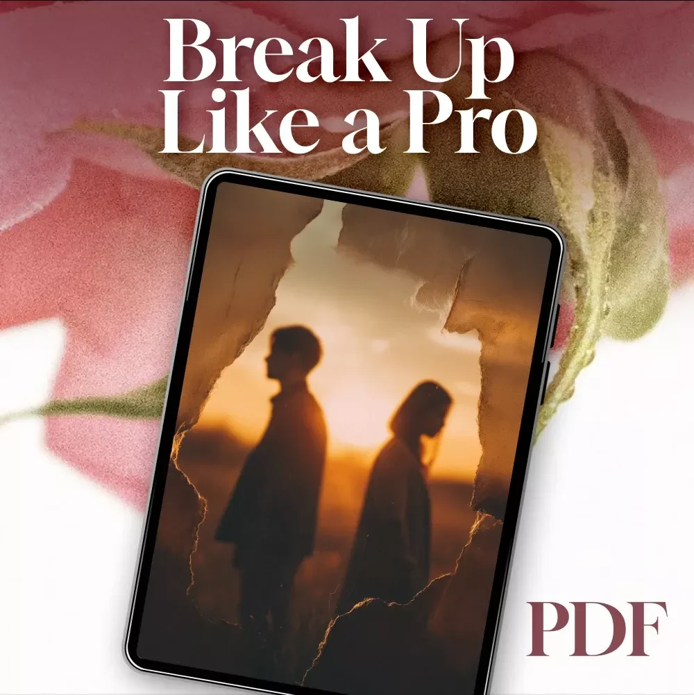 Break Up Like a Pro Checklist | Digital Download Guide for Conscious Breakups, Relationship Clarity & Healing | eBook PDF Printable