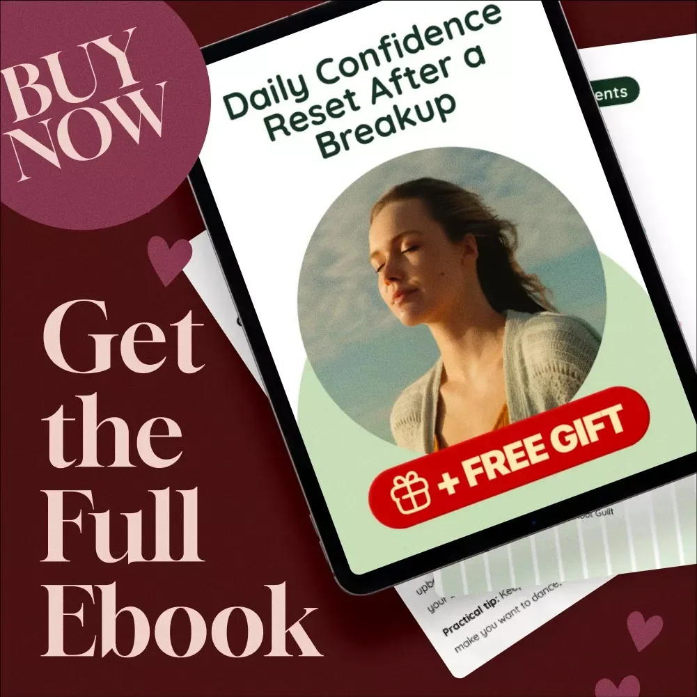 Daily Confidence Reset After a Breakup | Healing eBook for Self Love, Emotional Detox, Mindset Rituals & Confidence Boost | Digital Download Guide for Women & Men