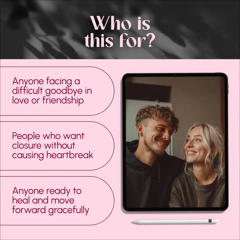How to Let Go Without Breaking Hearts | Digital Download eBook for Kind Breakups, Relationship Closure & Healing Guide