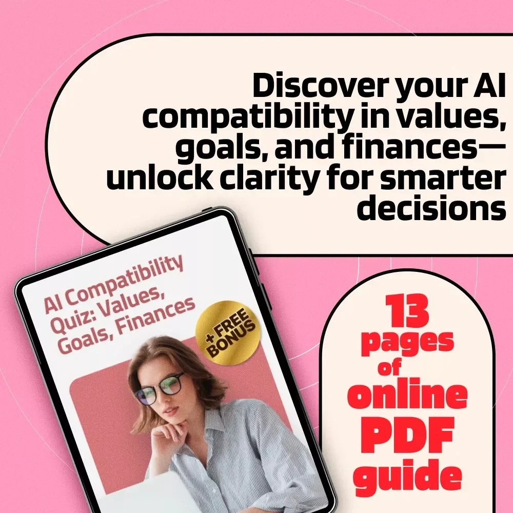 AI Compatibility Quiz: Values, Goals, Finances | Digital Guide for Self-Assessment, Quiz & AI Prompts