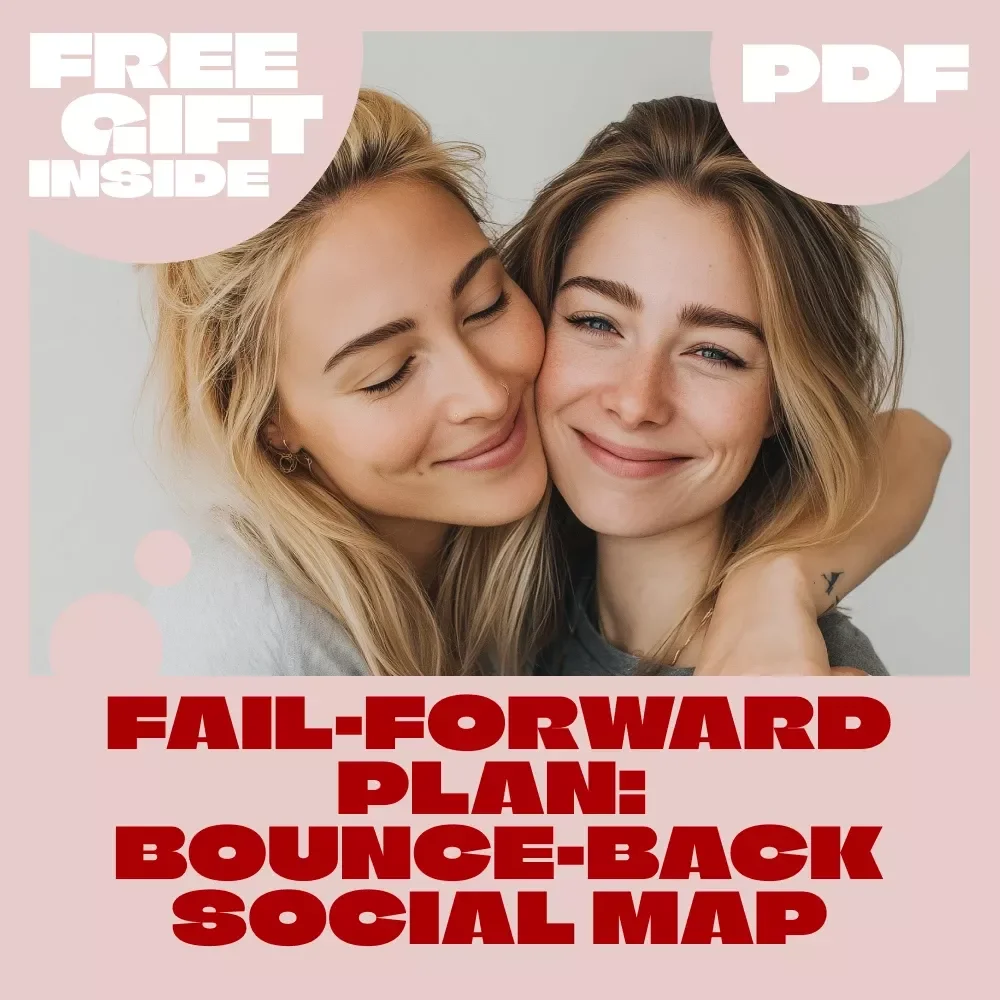 Fail-Forward Plan: Bounce-Back Social Map | Digital Download Checklist for Resilience, Recovery & Social Confidence | Self-Improvement eBook Style Guide