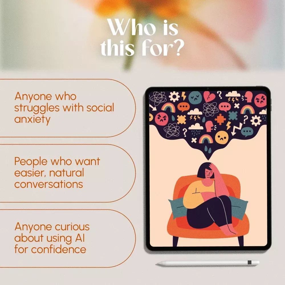 How to Approach Someone Without Anxiety | Social Confidence Guide | Digital Download eBook for Overcoming Shyness, Starting Conversations & Building Connections