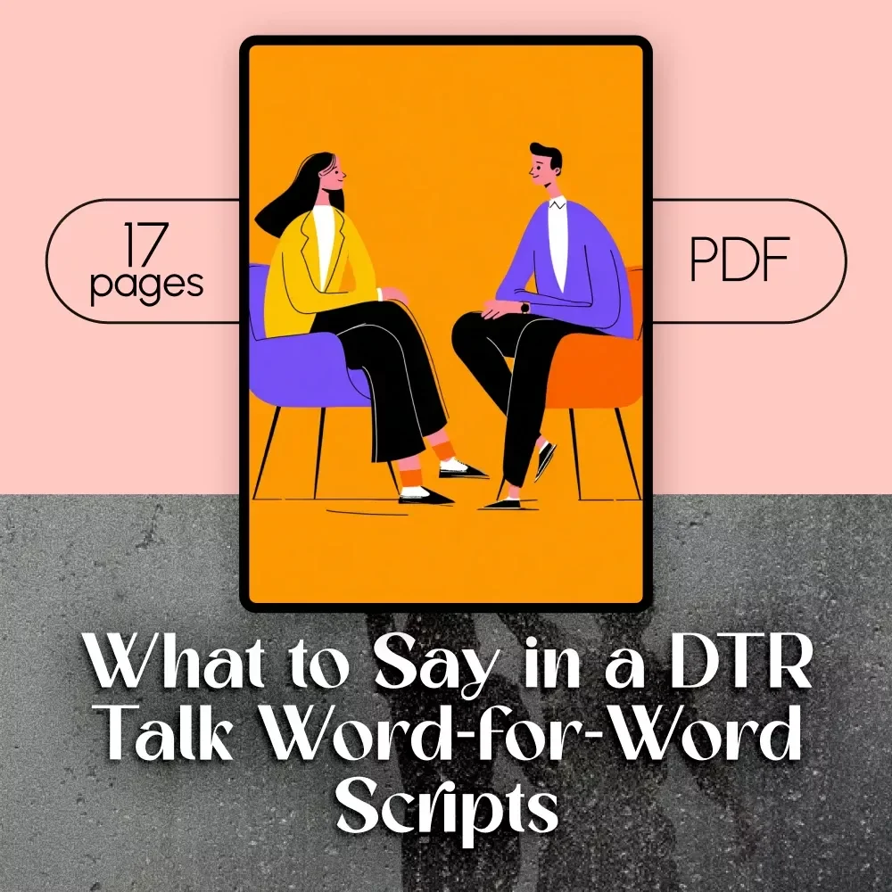 What to Say in a DTR Talk Word-for-Word Scripts | Relationship Guide eBook | Digital Download Checklist for Clarity & Confidence