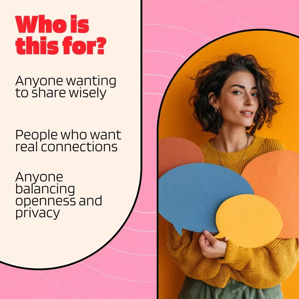 Speak Your Truth Without Spilling It All | How to Share Vulnerabilities Without Oversharing | Digital Download Self-Help eBook, Guide & Checklist