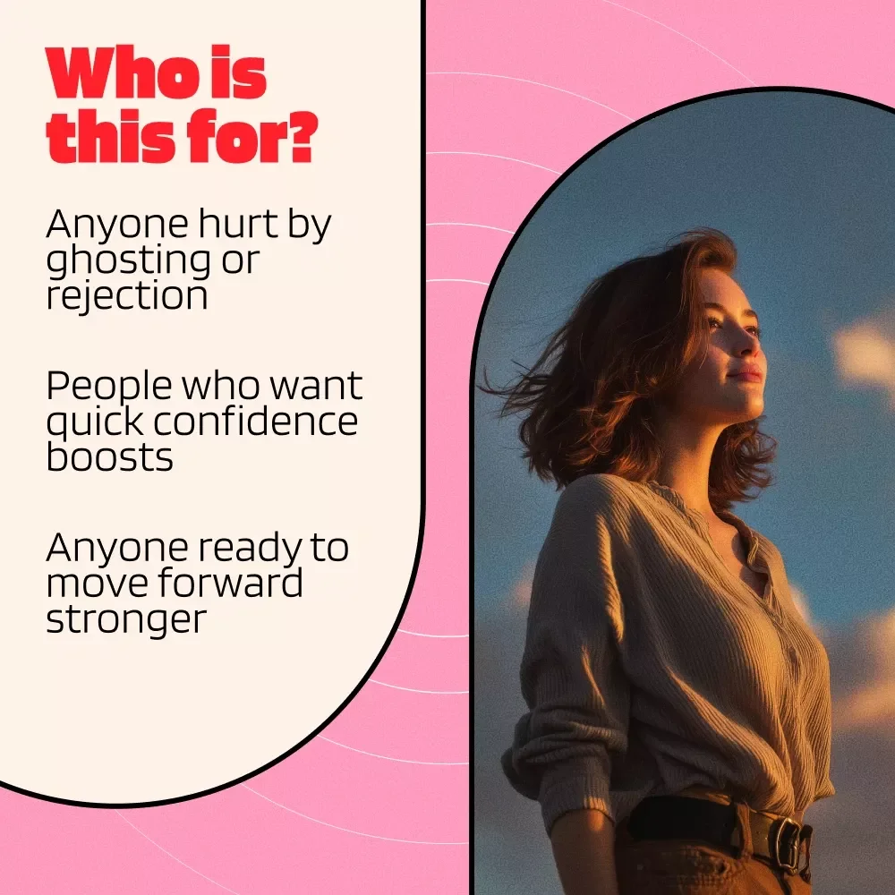 Bouncing Back: Your Smart, Compassionate Guide to Handling Ghosting & Rejection | Digital Guide | Self-Help eBook | How to Bounce Back From Ghosting & Rejection