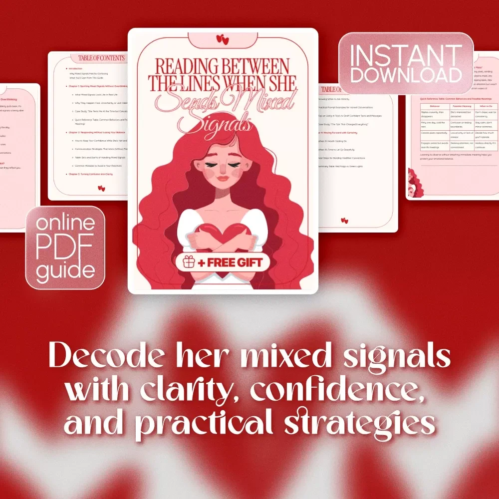 Reading Between the Lines When She Sends Mixed Signals | Digital Guide for Men | How to Deal with Mixed Signals from a Girl