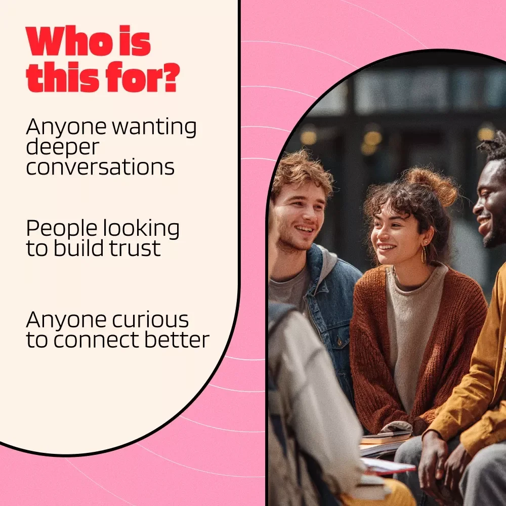 Ask Better, Connect Deeper Guide | How to Ask Questions That Spark Connection | Conversation Skills eBook for Meaningful Relationships & Deeper Conversations