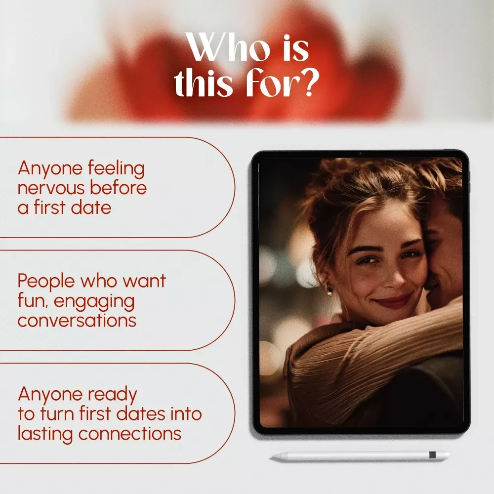 First Date Success Playbook: Your Step-by-Step Guide to Confident, Fun, and Memorable Dates | Dating Ebook, Digital Download, Relationship Guide, Conversation Tips