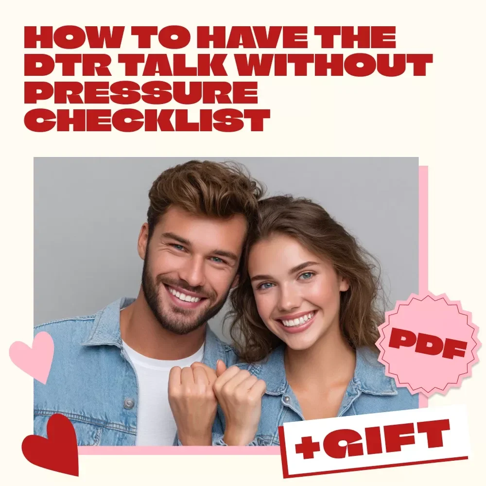 How to Have the DTR Talk Without Pressure Checklist | Relationship Conversation Guide | Digital Download for Couples | Printable Communication Aid