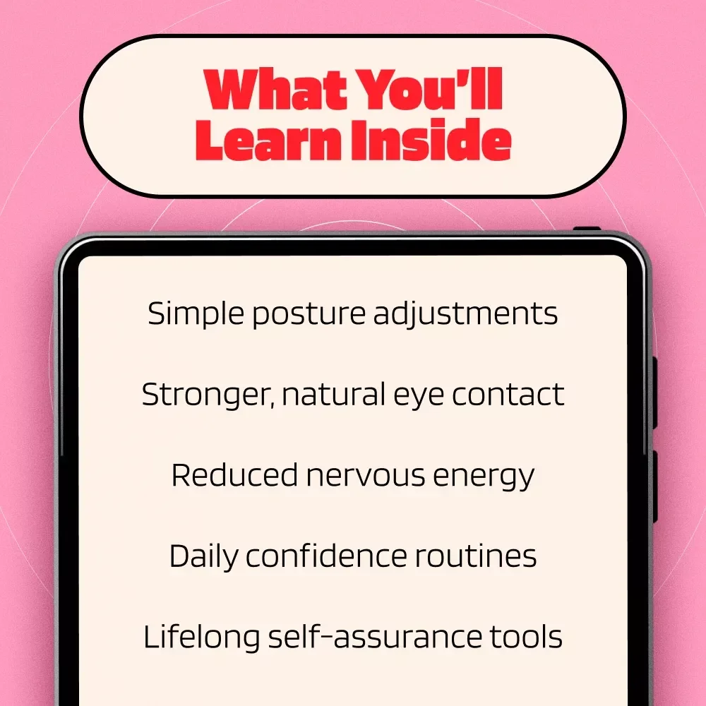 Fade into Confidence: Mastering Body Language with Slow-Fade Scripts | Body Language Confidence Training Plan | Digital Download Guide for Personal Growth & Self-Improvement