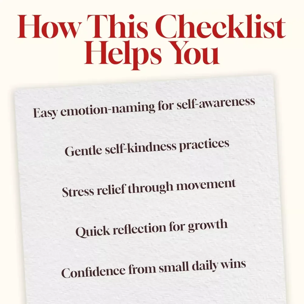 Bounce Back Better: Your Self-Compassion Tracker After Dating Setbacks | Digital Checklist for Healing, Growth & Confidence Boost