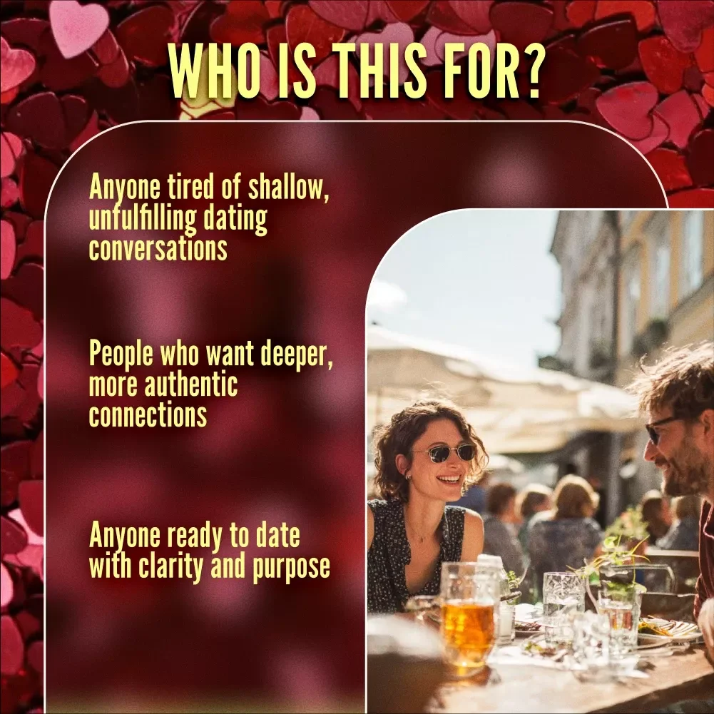 Conversations That Connect: Intentional Questions for Meaningful Dating | eBook Guide for Deep Connection, Conversation Starters & Intentional Dating Questions