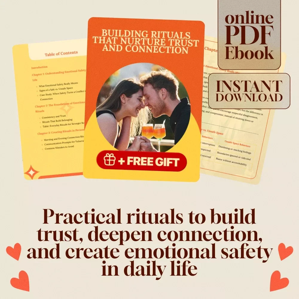 Building Rituals That Nurture Trust and Connection | Building Emotional Safety Rituals eBook for Relationships, Families & Teams
