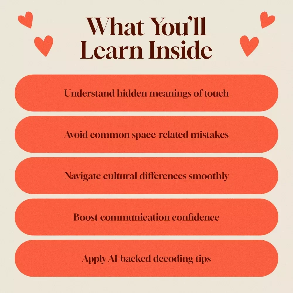 Touch & Space: Decoding the Silent Signals of Body Language | Digital Guide on Touch & Space: What Body Language Really Says | eBook for Communication, Relationships & Social Skills