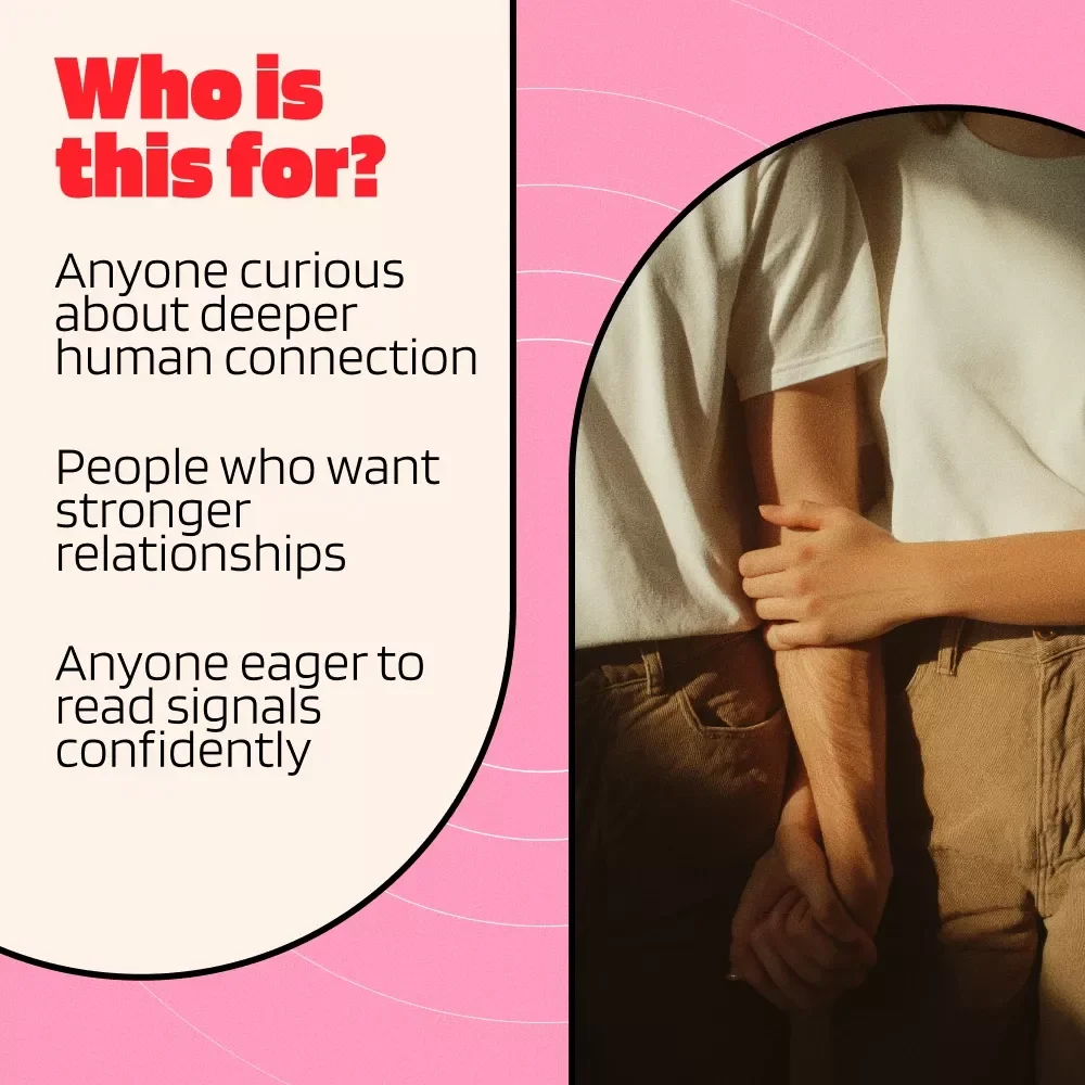 Unspoken Chemistry: Reading Body Language for Real Connection | Body Language Cues That Predict Connection | Digital Guide for Relationships, Communication & Personal Growth