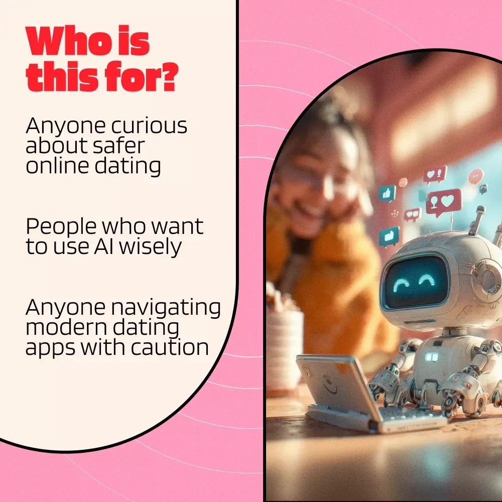Smart Dating with AI | Digital Guide | How to Use AI for Safer Online Dating | eBook, Checklist & Safety Strategies for Online Dating Apps