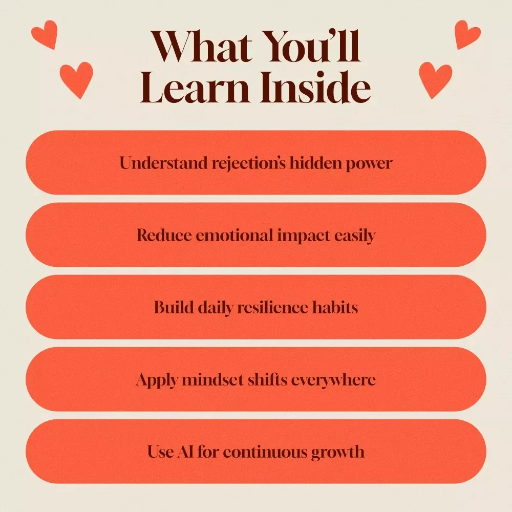 Bounce Back Better: Your Rejection-Proof Mindset Guide | Digital Download eBook for Resilience, Self-Confidence & Growth | Rejection-Proof Mindset Guide for Personal & Professional Success