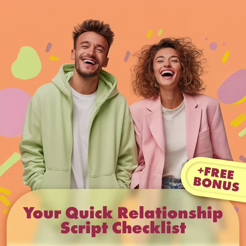 Your Quick Relationship Script Checklist | Digital Download for Defining the Relationship Scripts (DTR Made Easy) | Printable Guide for Communication & Clarity