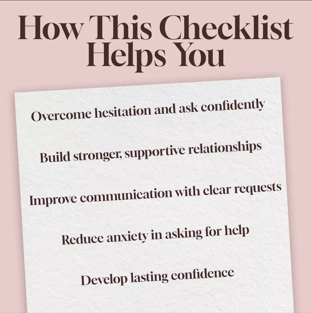Ask-for-Help Confidence Blueprint: Your Step-by-Step Checklist for Boosting Confidence to Ask for Help