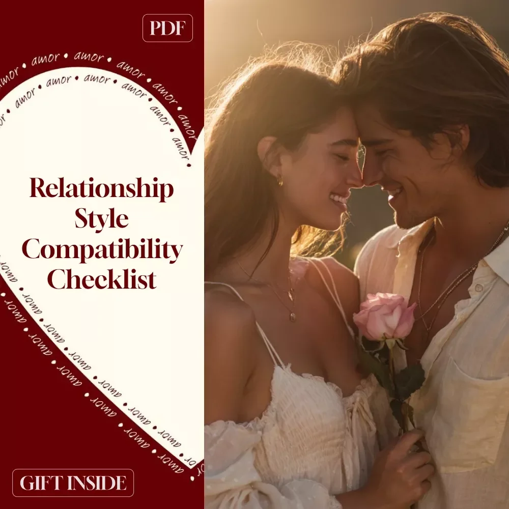 Relationship Style Compatibility Checklist: Discover Your Perfect Match | Digital Download eBook, Couples Guide & Compatibility Test for Communication, Love Languages & Lifestyle Alignment