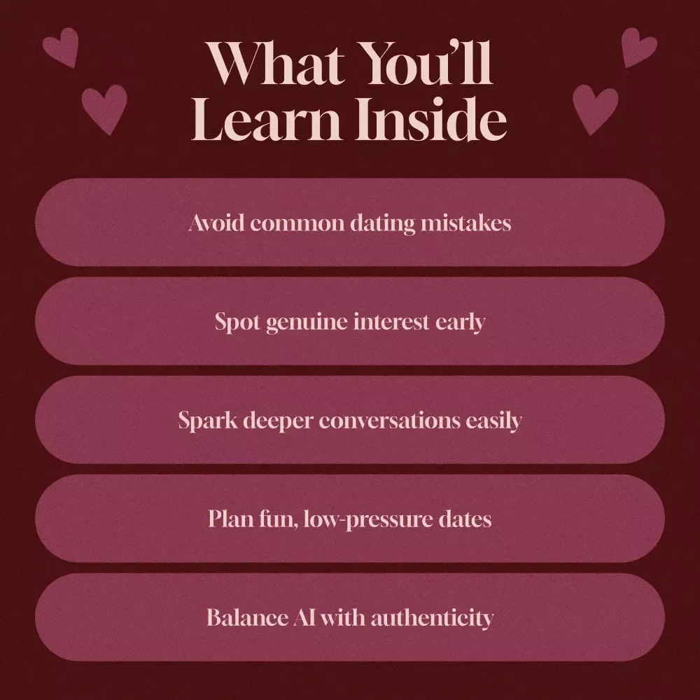 How to Pace Romance: First 3 Dates Blueprint | Digital Dating Guide for Men & Women | Relationship Building eBook | AI Dating Tips & Conversation Starters