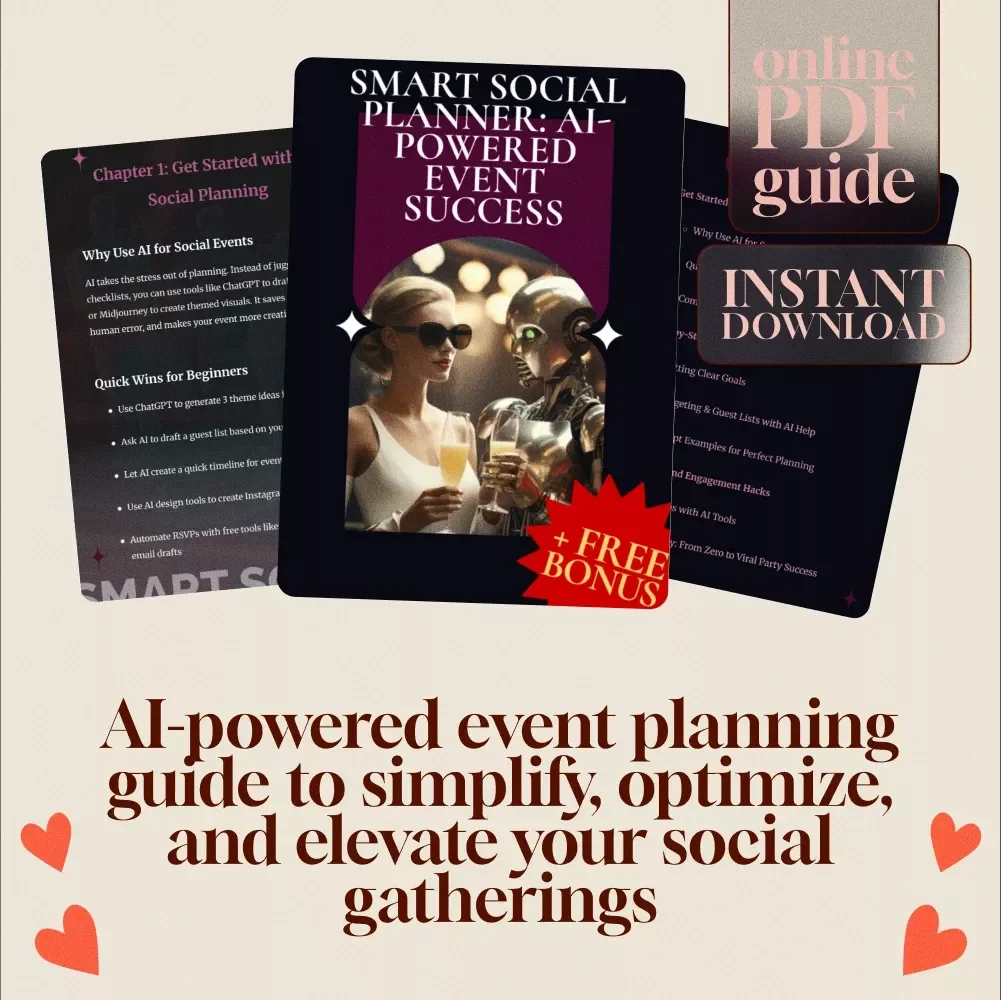 Smart Social Planner: AI-Powered Event Success - AI-Supported Social Planning Workbook