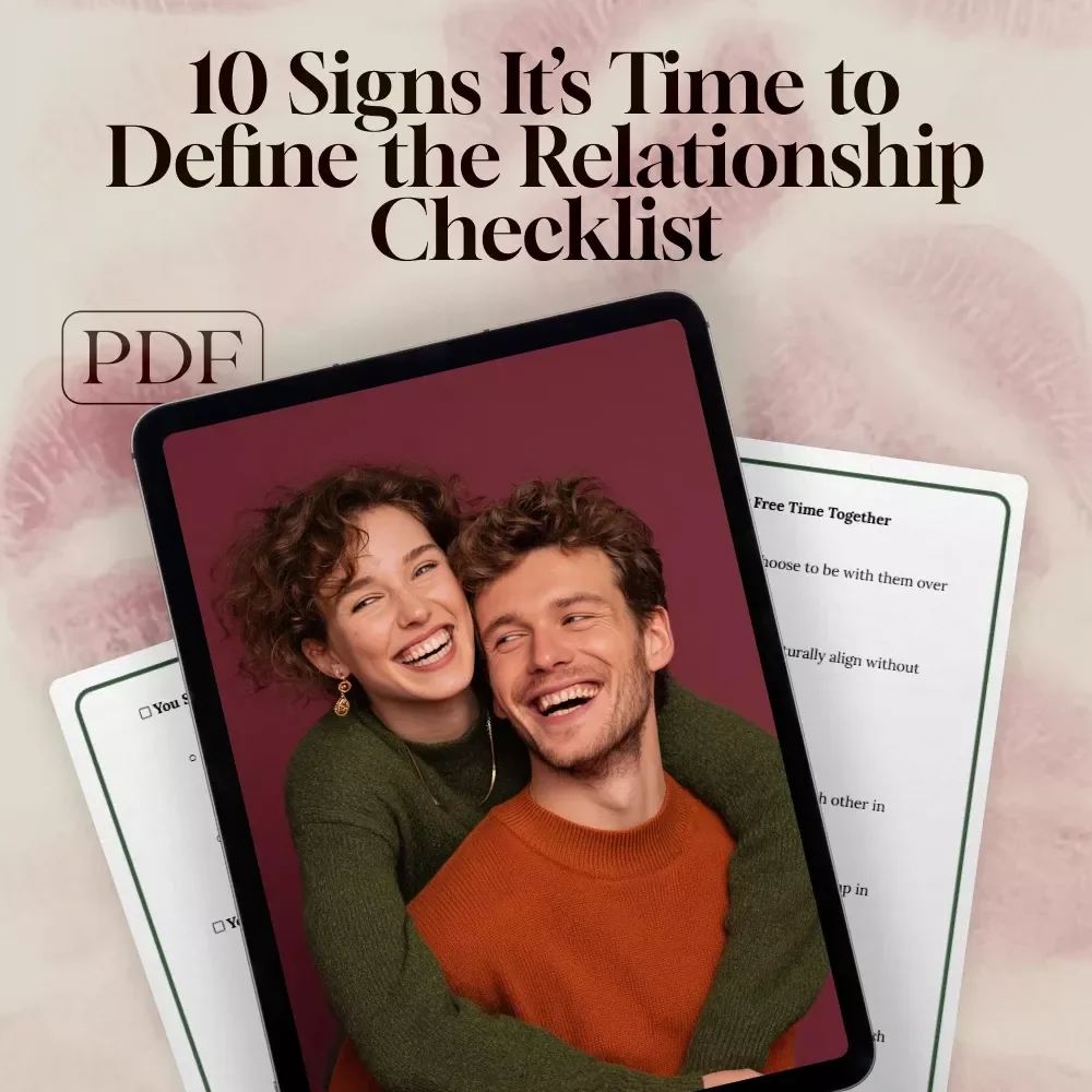 10 Signs It’s Time to Define the Relationship Checklist | Digital Download Guide for Couples, eBook PDF, Relationship Clarity Tool