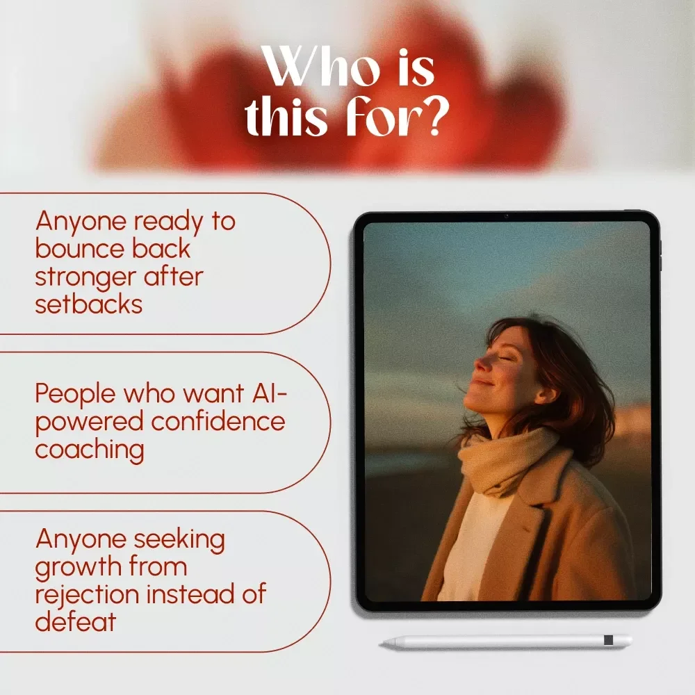 AI Confidence Coach: Mastering Rejection Without Losing Your Spark | Digital Guide for Building Resilience, Practicing Handling Rejection & Boosting Confidence with AI Tools