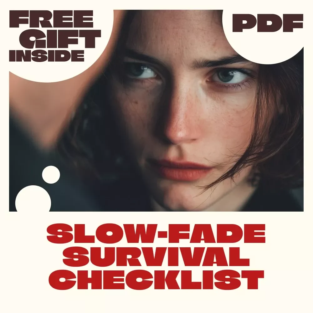 Slow-Fade Survival Checklist: Spot Trouble Before It Hits | Relationship Red Flags, Slow-Fade Early Warning Signs Digital Download, Printable Self-Help Guide