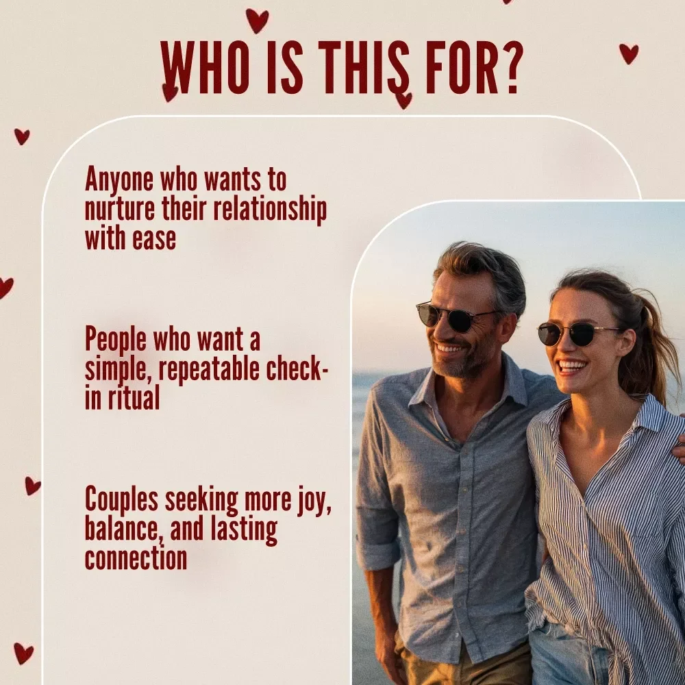 Love Sync Checklist | Weekly Compatibility Check-In Ritual for Couples | Digital Download Relationship Growth Guide