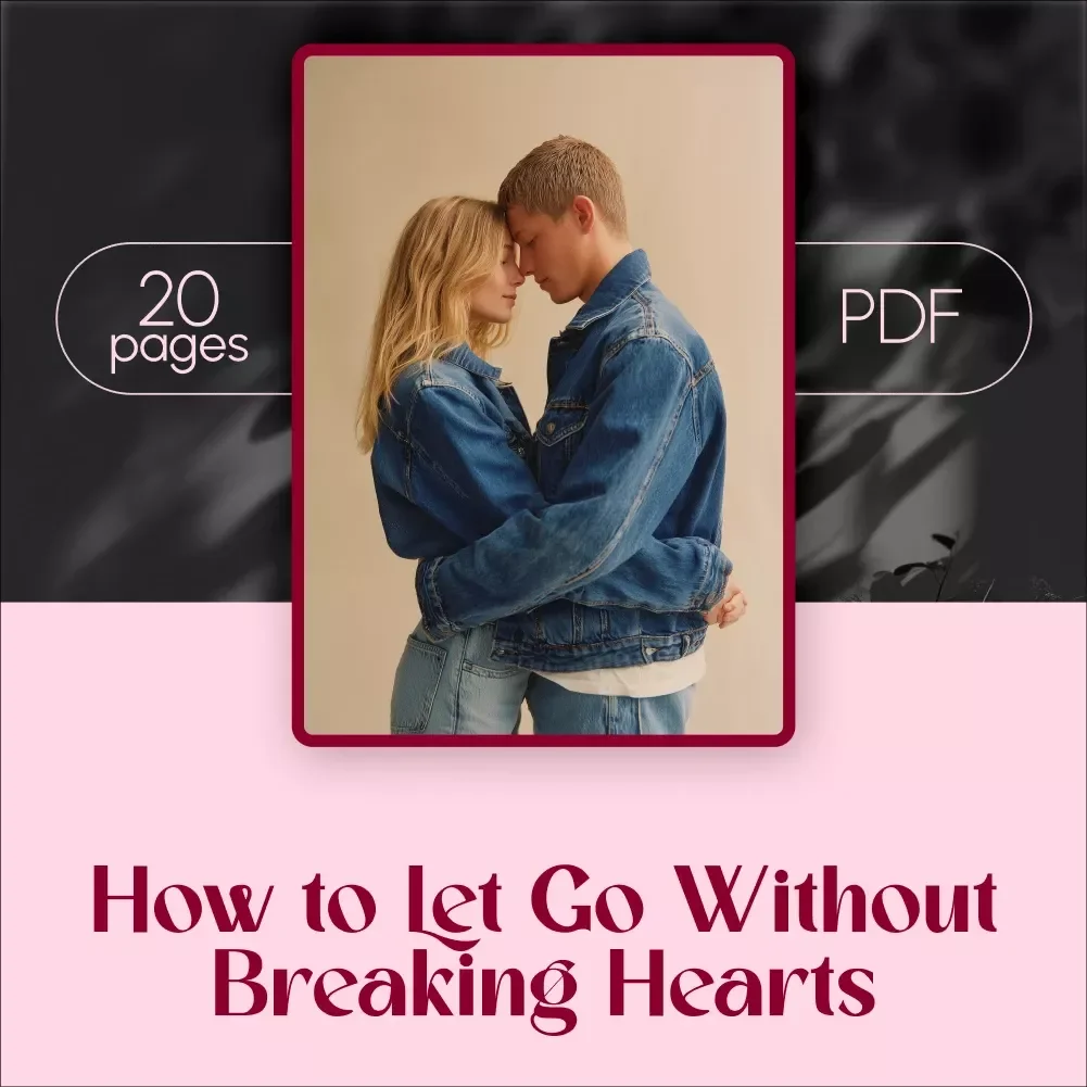 How to Let Go Without Breaking Hearts | Digital Download eBook for Kind Breakups, Relationship Closure & Healing Guide