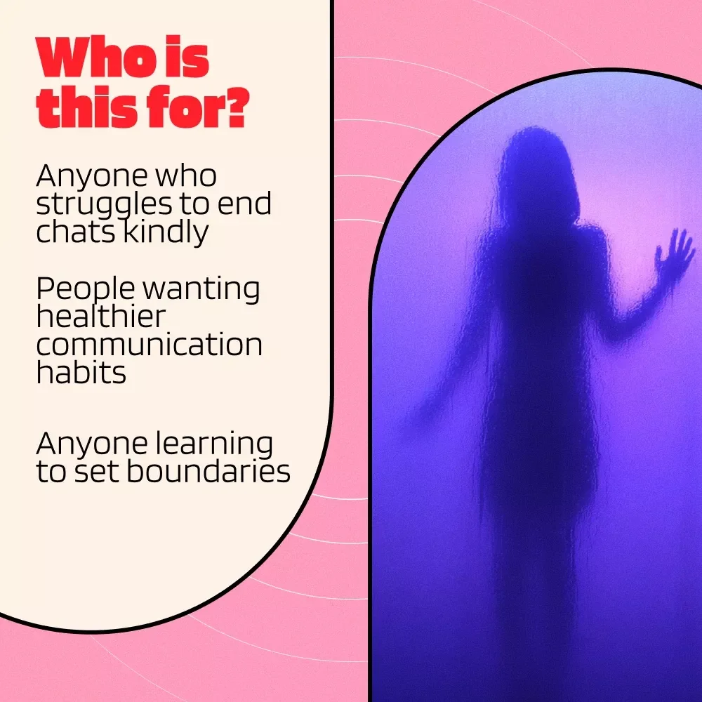 How to Stop Ghosting Others Gently and Mindfully | Digital Download Guide for Clear, Respectful Communication, Boundaries & Self-Care